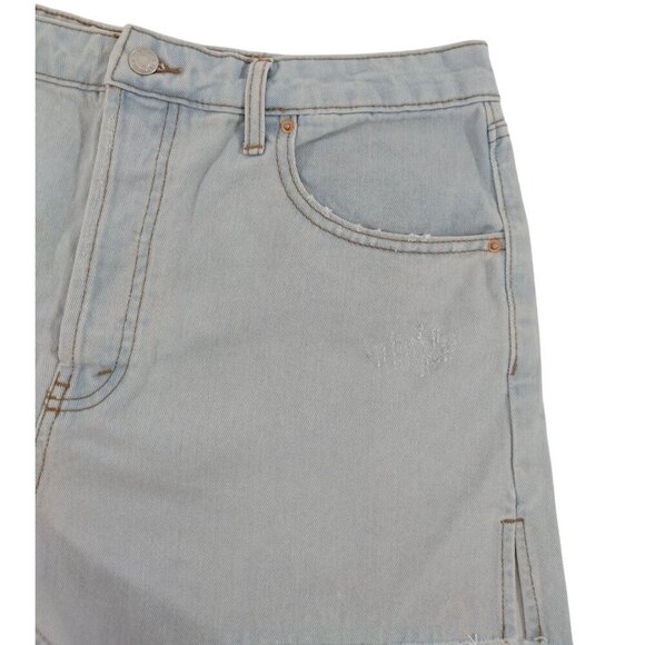 Wild Fable Women's Light Wash Denim Short Shorts Size 14, NWT. - Picture 7 of 9